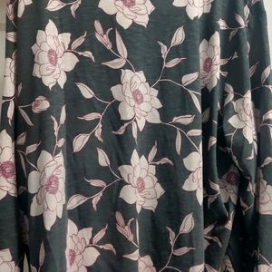 Evri Long Sleeve 3x Floral shirt